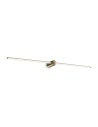 View Ideal Lux Lampa Ścienna ESSENCE AP ROUND D115 LUCE A 45Â° OTTONE 3000K Mosiądz 327785