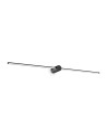 View Ideal Lux Lampa Ścienna ESSENCE AP ROUND D115 LUCE A 45Â° NERO 3000K Czarny 310152