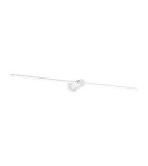 Wall lamps over the mirror - Ideal Lux Lampa Ścienna ESSENCE AP ROUND D115 LUCE A 45Â° BIANCO 3000K Biały 327778 - product 1