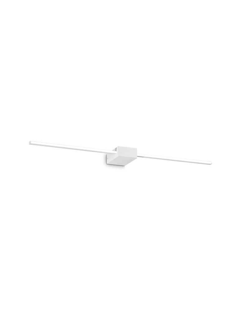 Wall lamps over the mirror - Ideal Lux Lampa Ścienna ESSENCE AP SQUARE D075 LUCE DIR. BIANCO 3000K Biały 311777 - product kolory-swiatla.pl 1