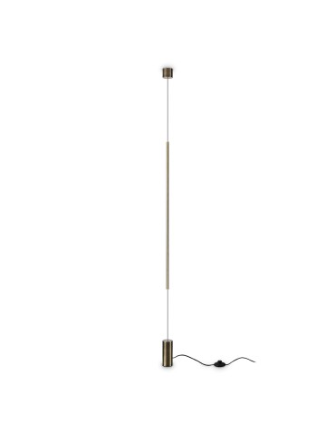 Ideal Lux Lampa Podłogowa ESSENCE PT A SOSPENSIONE ROUND OTTONE 3000K Mosiądz 301075 - product 2