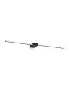 View Ideal Lux Lampa Ścienna ESSENCE AP SQUARE D115 LUCE DIR. NERO 3000K Czarny 311784