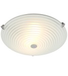 Endon Roundel Sufitowa/Plafon 2xE14 Szkło Matowe/Przezroczyste i Chromowana Powłoka 633-32