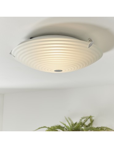 Endon Roundel Sufitowa/Plafon 2xE14 Szkło Matowe/Przezroczyste i Chromowana Powłoka 633-32 - product 2