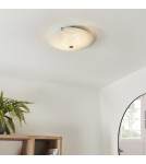 Endon Roundel Sufitowa/Plafon 2xE14 Szkło Matowe/Przezroczyste i Chromowana Powłoka 633-32