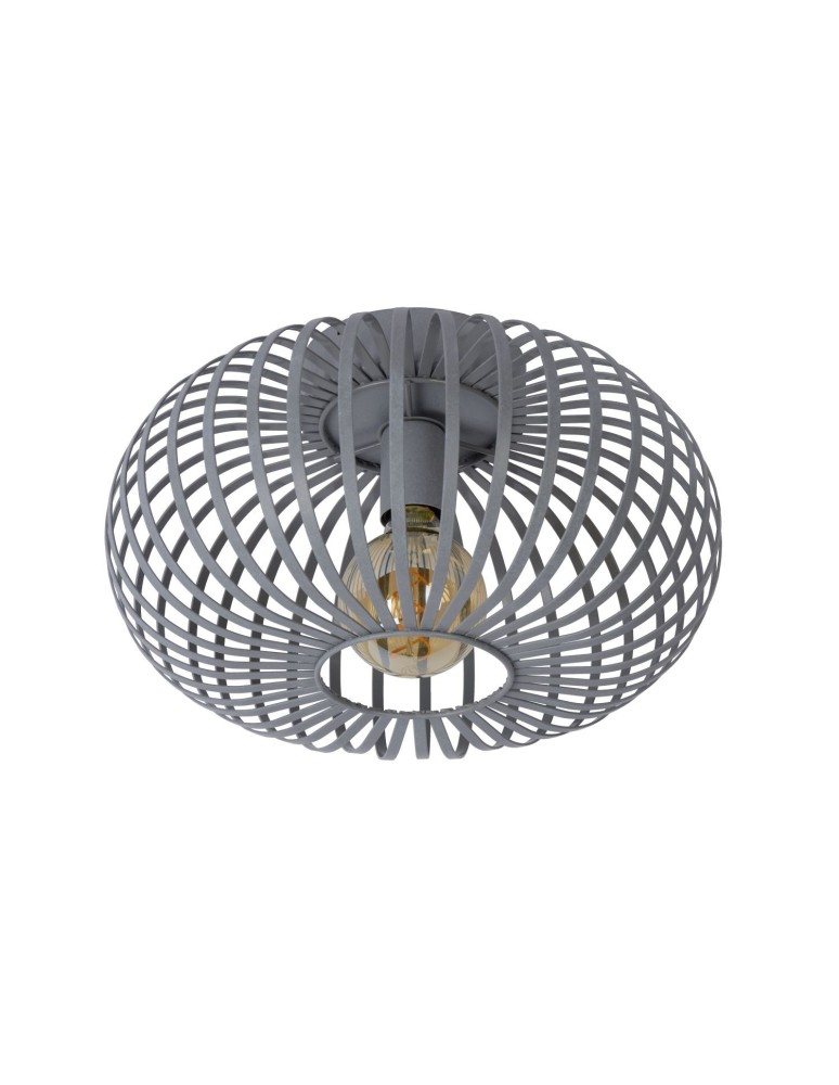 Ceiling lamps - Lucide MANUELA Ceiling 1xE27 grey 78174/40/36 - product kolory-swiatla.pl 9