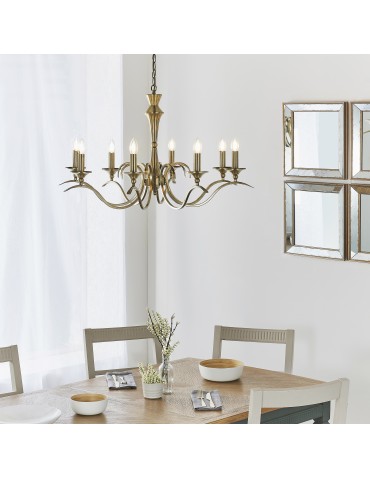Endon Kora Wisząca 8xE14 Powłoka z Antycznego Mosiądzu KORA-8AB - product 2