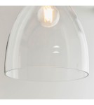 Endon Elstow Wisząca Easyfit 1xE27 Przezroczyste Szkło i Chromowana Powłoka 60874