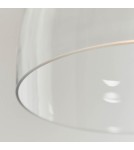 Endon Elstow Wisząca Easyfit 1xE27 Przezroczyste Szkło i Chromowana Powłoka 60874