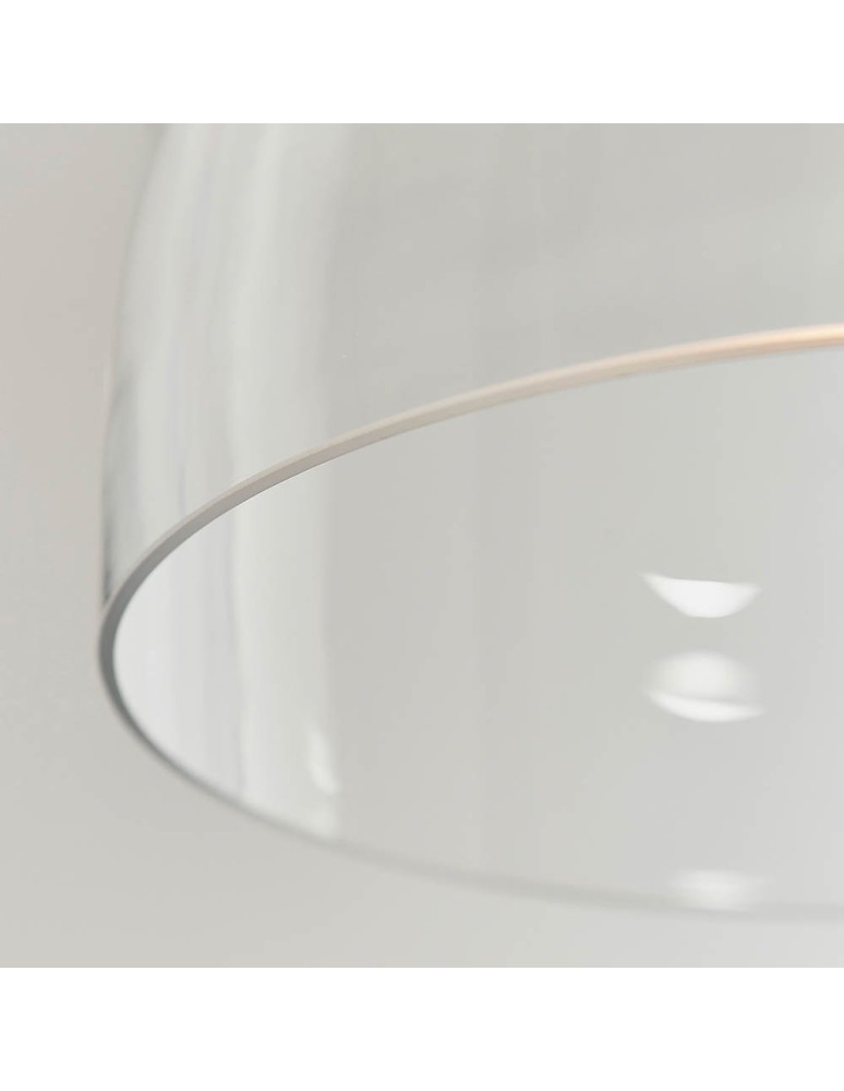 Endon Elstow Wisząca Easyfit 1xE27 Przezroczyste Szkło i Chromowana Powłoka 60874
