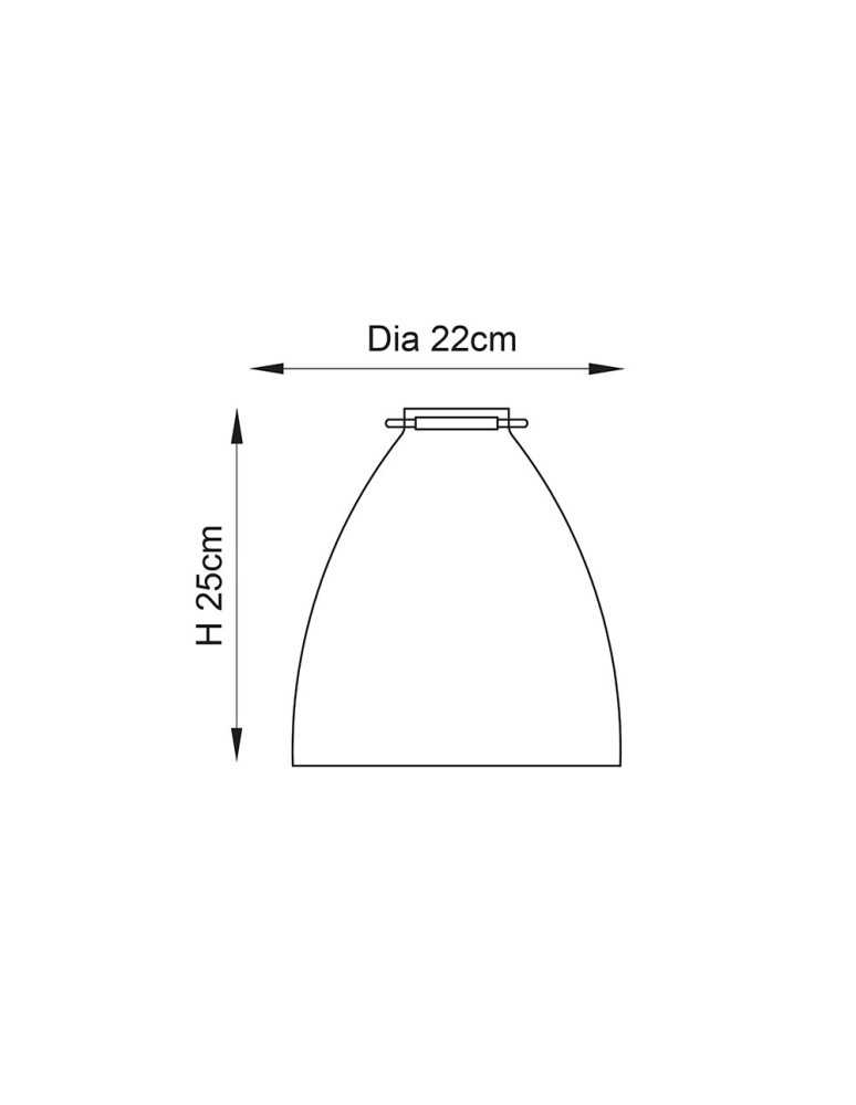 Endon Elstow Wisząca Easyfit 1xE27 Przezroczyste Szkło i Chromowana Powłoka 60874