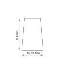 Endon Beaumont Wisząca Easyfit 1xE27 Przezroczyste Szkło i Powłoka z Antycznego Mosiądzu 60892