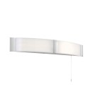 Endon Onan Ścienna/Kinkiet Łazienkowa 2xLED Opal Poliwęglan i Chromowany Akryl 68930