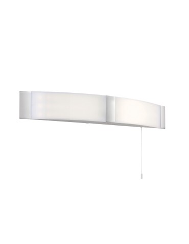 Endon Onan Ścienna/Kinkiet Łazienkowa 2xLED Opal Poliwęglan i Chromowany Akryl 68930