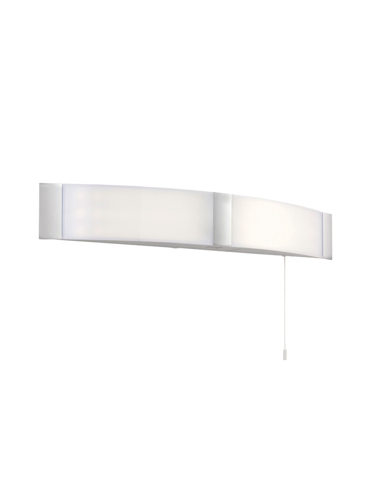 Endon Onan Ścienna/Kinkiet Łazienkowa 2xLED Opal Poliwęglan i Chromowany Akryl 68930