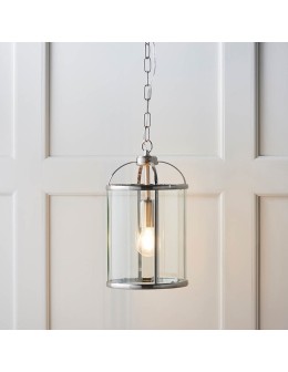 Endon Lambeth Wisząca 1xE27 Powłoka z Satynowego Niklu i Przezroczyste Szkło 70323 - product 2