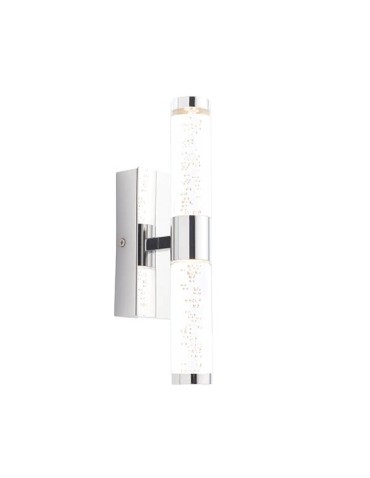 Endon Essence Ścienna/Kinkiet Łazienkowa 2xLED Powłoka Chromowana i Przezroczysty Akryl Bąbelkowy 72612 - product 2