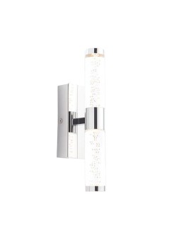 Endon Essence Ścienna/Kinkiet Łazienkowa 2xLED Powłoka Chromowana i Przezroczysty Akryl Bąbelkowy 72612 - product 2