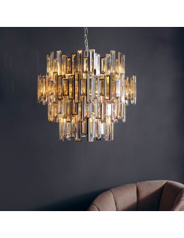 Endon Viviana Wisząca 15xE14 Powłoka Chromowa i Kryształ Szampana 72746 - product 2