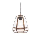 Endon Stockheld Wisząca Easyfit 1xE27 Antyczny Lity Mosiądz i Przezroczyste Szkło 73287 Endon Stockheld Wisząca Easyfit 1xE27 Antyczny Lity Mosiądz i Przezroczyste Szkło 73287