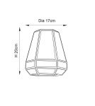 Endon Stockheld Wisząca Easyfit 1xE27 Antyczny Lity Mosiądz i Przezroczyste Szkło 73287 Endon Stockheld Wisząca Easyfit 1xE27 Antyczny Lity Mosiądz i Przezroczyste Szkło 73287