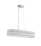 Endon Verina Wisząca 1xLED Przezroczysty Kryształ i Chromowana Powłoka 76514