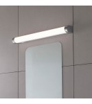Endon Moda Ścienna/Kinkiet Łazienkowa 1xLED Białe Żebrowane i Chromowane Tworzywo Sztuczne 76656