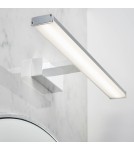 Endon Axis Ścienna/Kinkiet Łazienkowa 1xLED Efekt Chromu i Matowy Plastik 76658