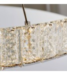 Endon Celeste Wisząca 2xLED Powłoka Chromowana i Przezroczysty Kryształ 78701