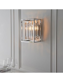 Endon Acadia Ścienna/Kinkiet 1xE14 Przezroczysty Kryształ i Chromowana Powłoka 81932 - product 2