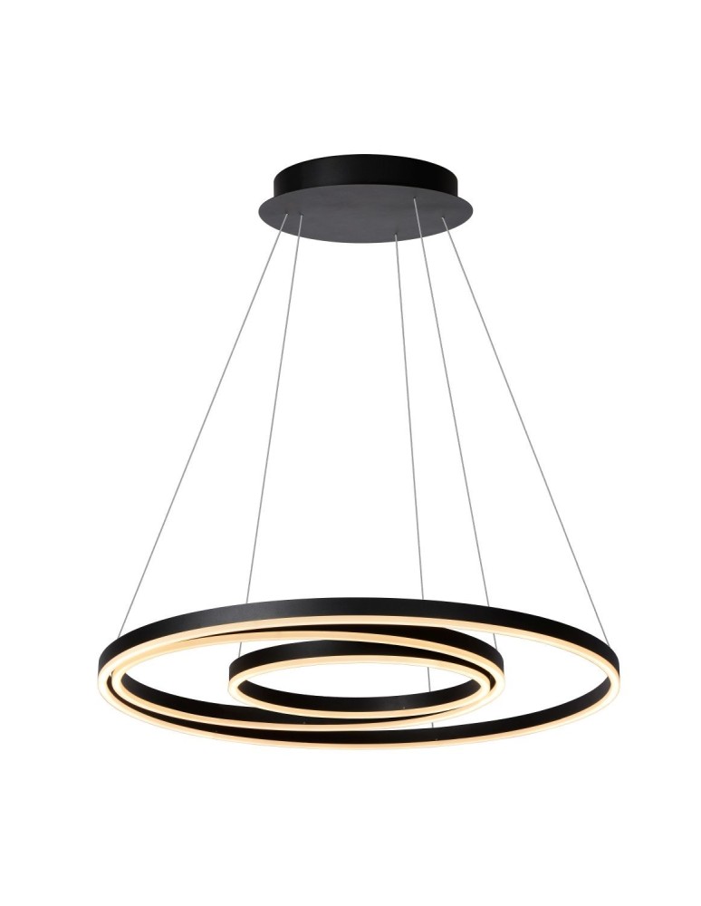 LED pendant lamps - Lucide TRINITI LED pendant black white 46402/99/30 - product kolory-swiatla.pl 1