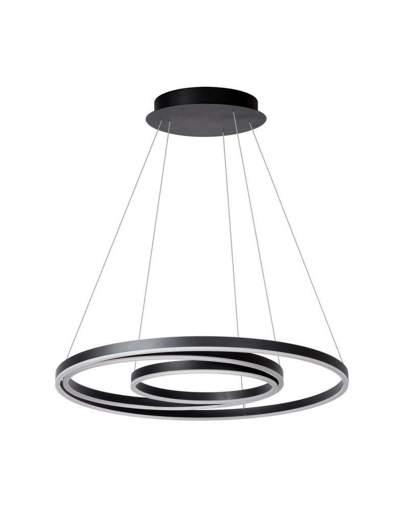 LED pendant lamps - Lucide TRINITI LED pendant black white 46402/99/30 - product kolory-swiatla.pl 10