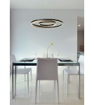 LED pendant lamps - Lucide TRINITI LED pendant black white 46402/99/30 - product 12