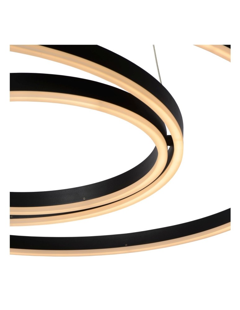 LED pendant lamps - Lucide TRINITI LED pendant black white 46402/99/30 - product kolory-swiatla.pl 14