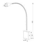 Reading wall lamps - Lucide BUDDY LED 3W flex 18293/03/31 Wall lamp. - product 4