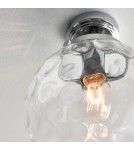 Endon Elston Sufitowa/Plafon Łazienkowa 1xE27 Chromowana Powłoka i Przezroczyste, Przyciemniane Szkło 95994