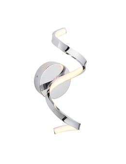 Endon Astral Ścienna/Kinkiet Łazienkowa 1xLED Powłoka Chromowana i Biały Silikon 96433