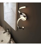 Endon Astral Ścienna/Kinkiet Łazienkowa 1xLED Powłoka Chromowana i Biały Silikon 96433