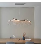 Endon Orphelia Criss Cross Wisząca 1xLED Powłoka Chromowana i Srebrny Łańcuszek z Efektem 97219