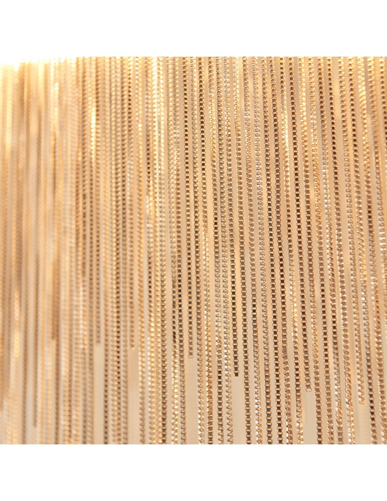 Endon Orphelia Criss Cross Wisząca 1xLED Powłoka Chromowana i Srebrny Łańcuszek z Efektem 97219