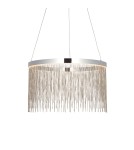 Endon Zelma CCT Wisząca 1xLED Powłoka Chromowana i Srebrny Łańcuszek z Efektem 97368