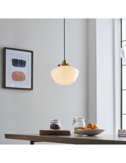 Endon Camberley Wisząca 1xE27 Powłoka z Mosiądzu i Opalowe Szkło 97692 - product 2