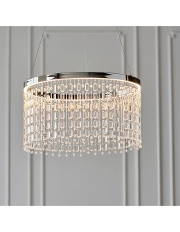 Endon Liliana Wisząca 1xLED Chromowana Powłoka i Przezroczyste Szkło Kryształowe 98150 - produkt 2