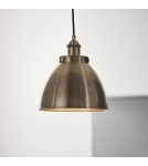 Endon Franklin Wisząca 1xE27 Powłoka z Antycznego Mosiądzu 98745