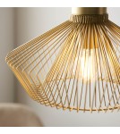 Endon Kimberley Wisząca 1xE27 Wykończenie Złotą Farbą 99498