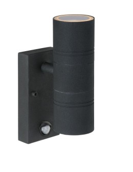 Lucide ARNE-LED +IR 2xGU10/5W Czarny 14866/10/30 Kinkiet