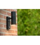 Outdoor lights with motion sensor - Lucide ARNE-LED +IR 2xGU10/5W Black 14866/10/30 Wall lamp. - product 6