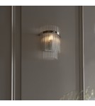 Endon Marietta Ścienna/Kinkiet 1xE14 Powłoka z Jasnego Niklu i Przezroczyste Szkło 104114