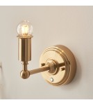 Endon Burley Rechargeable Ścienna/Kinkiet 1xLED Powłoka ze Szczotkowanego, Postarzanego Mosiądzu 110459
