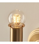 Endon Burley Rechargeable Ścienna/Kinkiet 1xLED Powłoka ze Szczotkowanego, Postarzanego Mosiądzu 110459